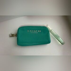 New Coach coin bag with travel size perfumeeeee3